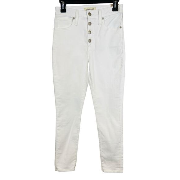 Madewell curvy high-rise skinny crop jeans Button front edition Sz 25 NWT - Picture 5 of 16